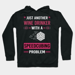 Wine Drinker Speedcubing Speedcube Speedcuber Speed Cubing Hoodie